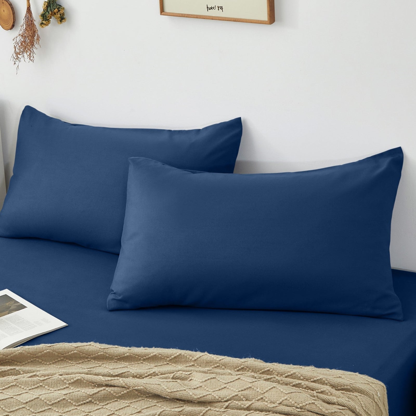 Pillowcases Navy Blue