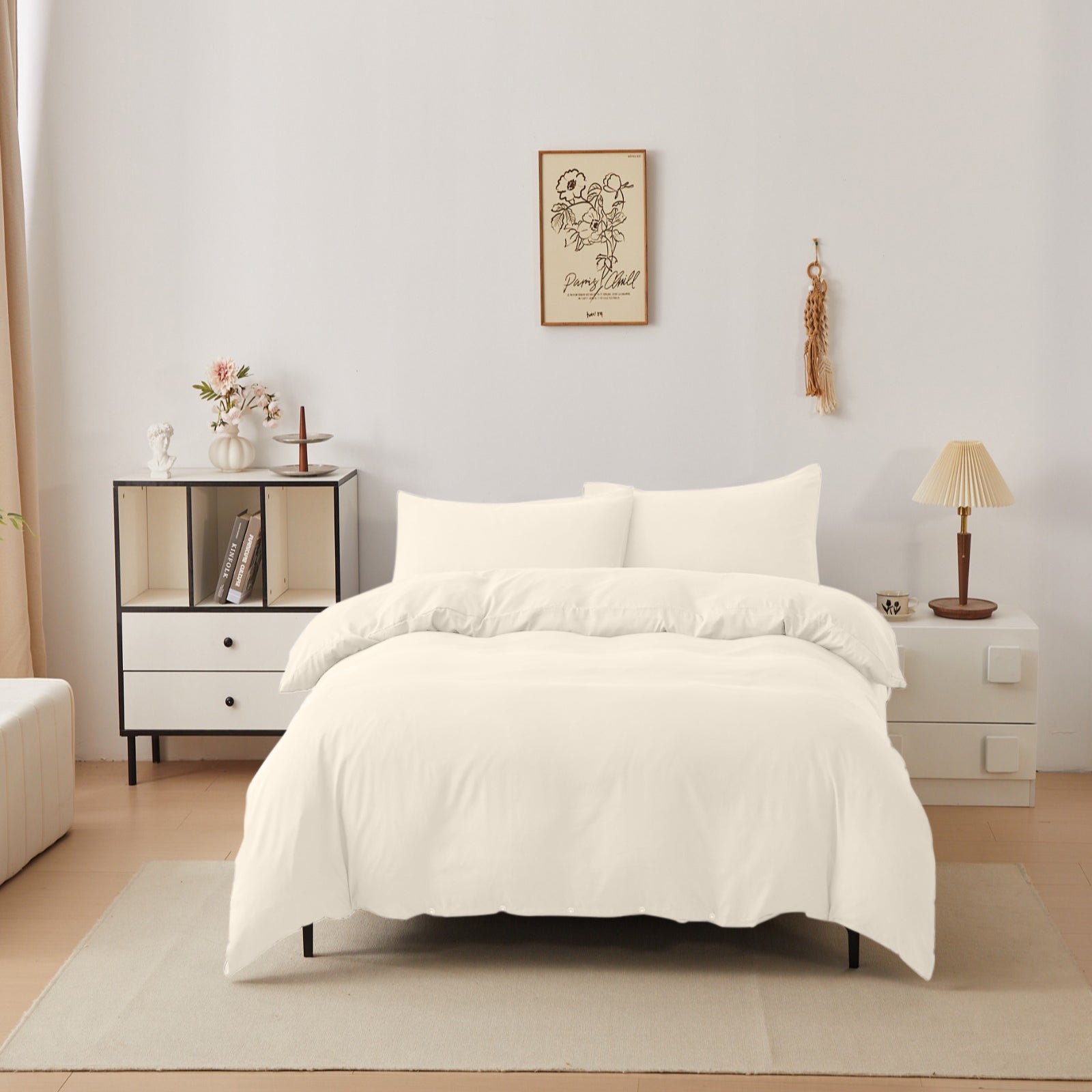 Duvet Cover Set Cream