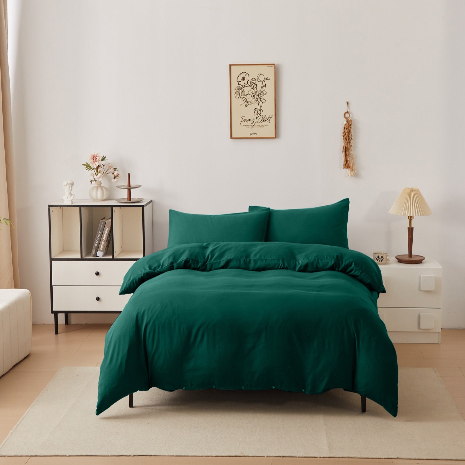 Duvet Cover Set Emerald